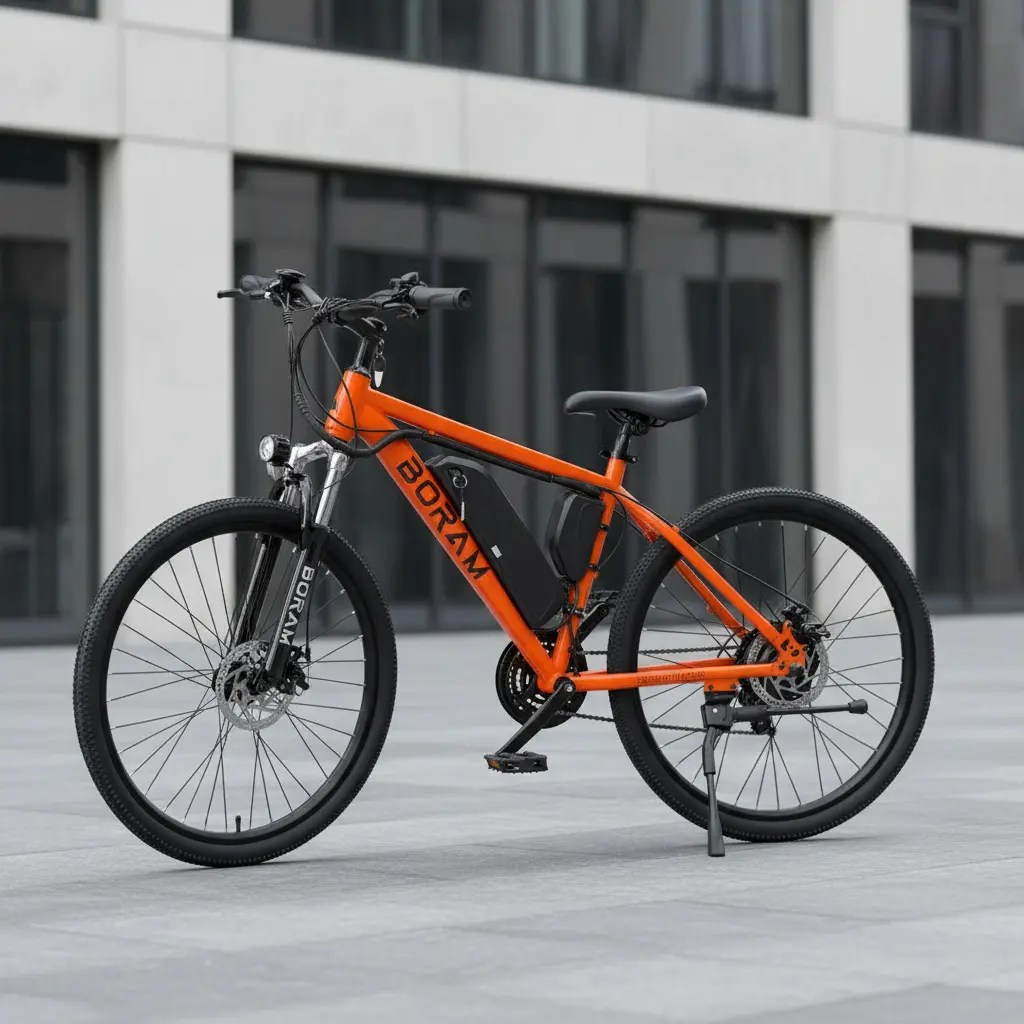 Bicicleta Elétrica Aro 26 Bike 5 Velocidades 350w 21 Marchas BORAM