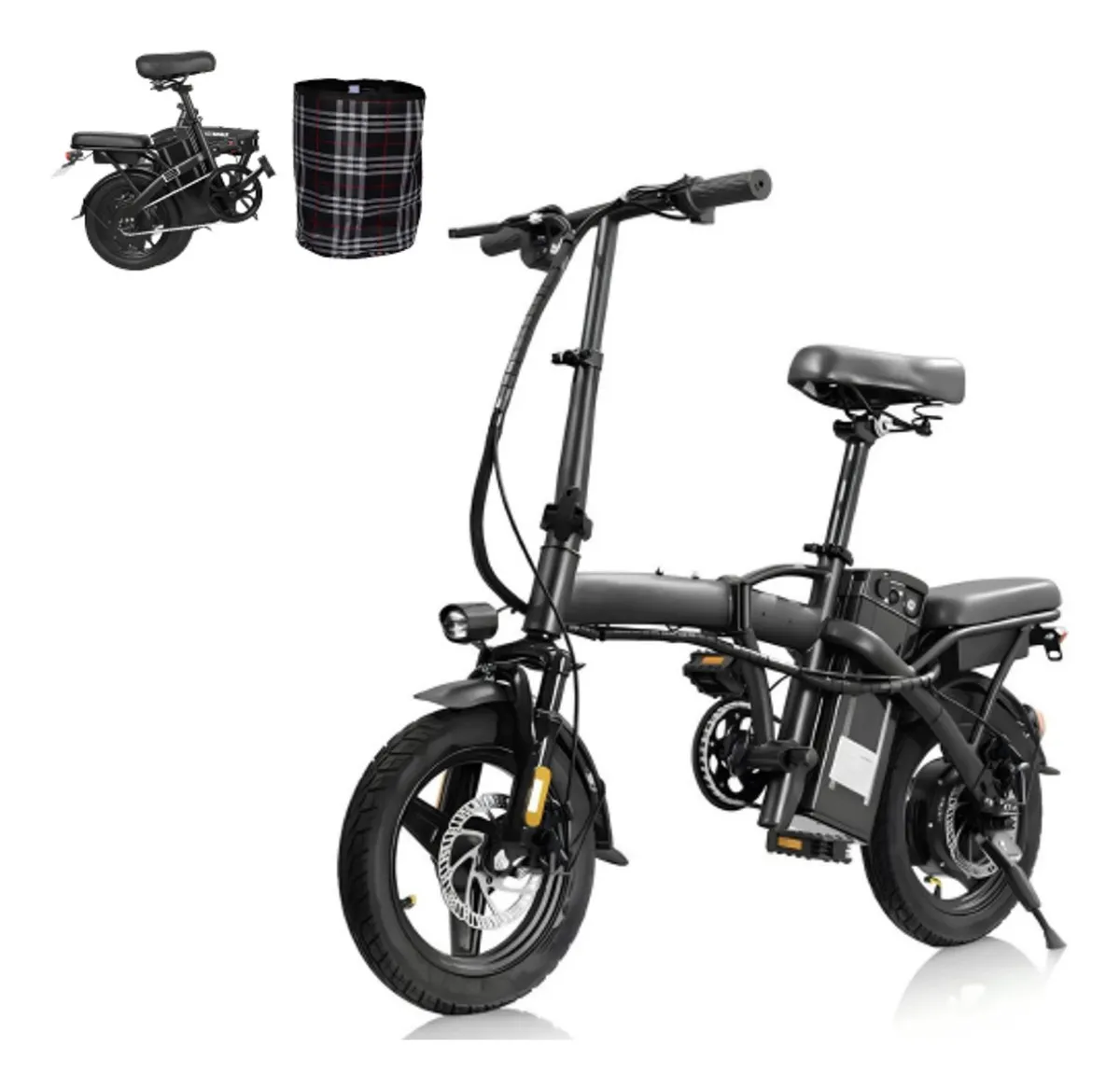 Bicicleta Elétrica Dobrável 400W W8