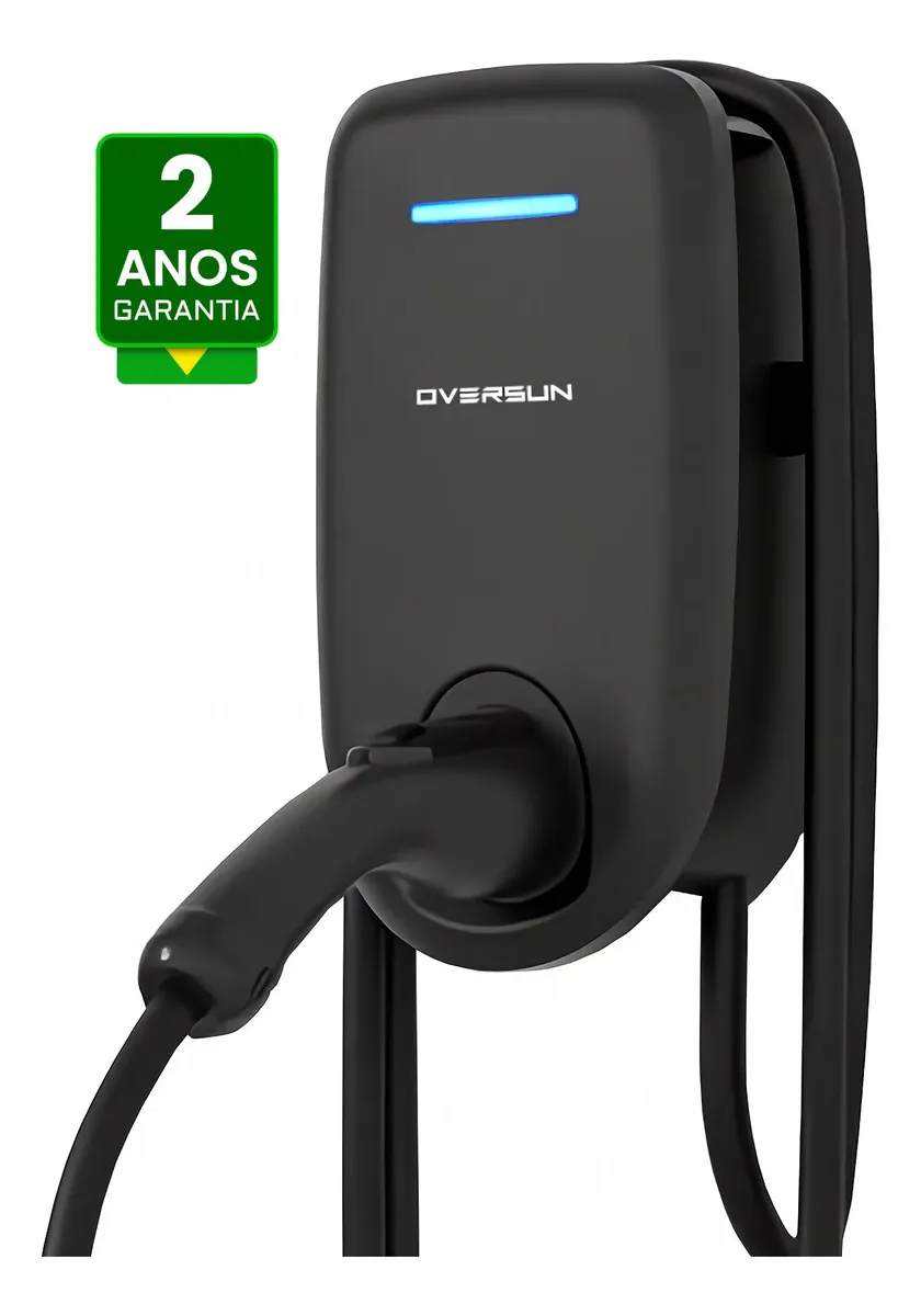 Carregador Carro Elétrico Wallbox Universal 7kw Oversun