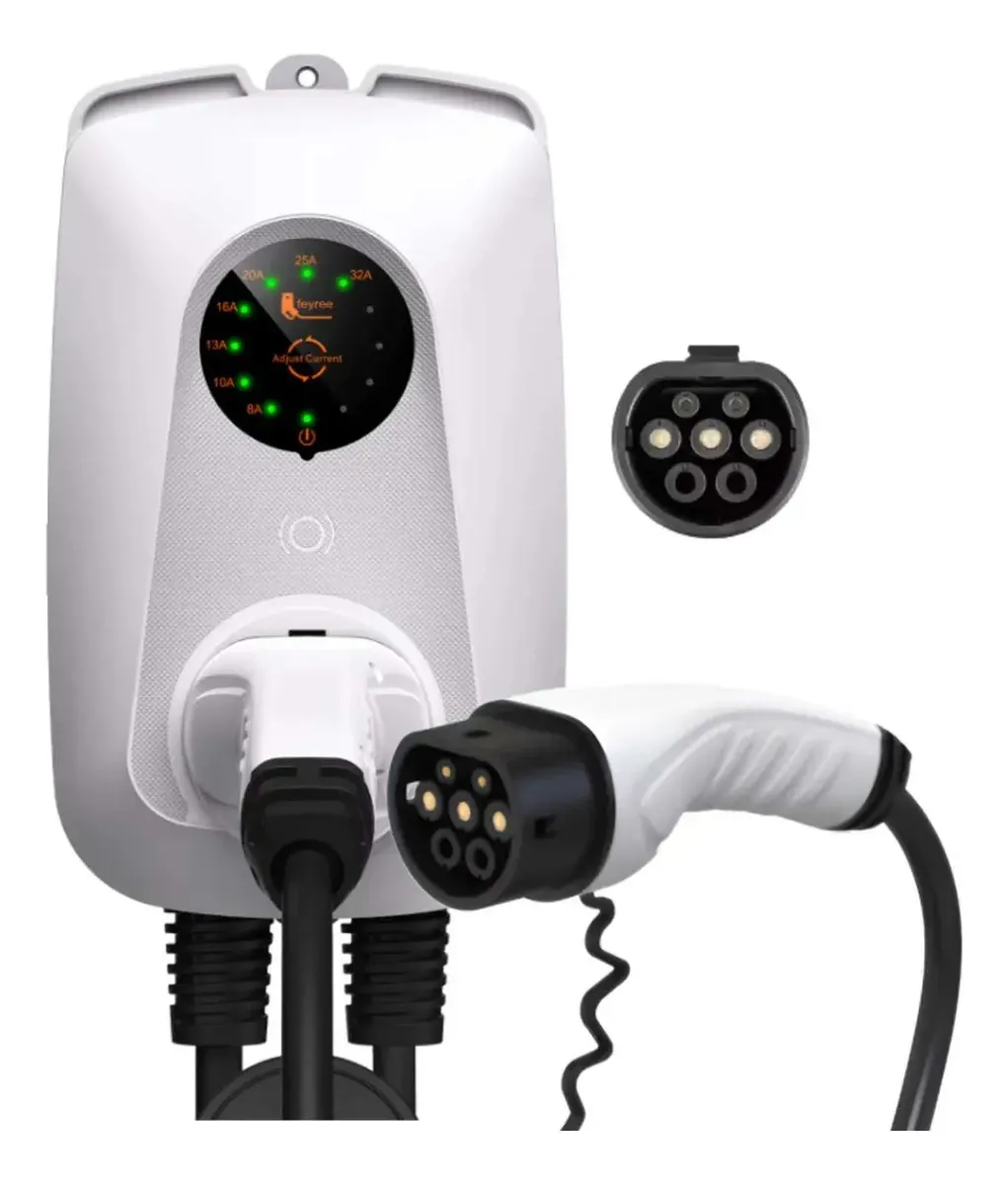 Carregador Wallbox EVSE Feyree 7kW 32A Tipo 2 com Cabo 5m