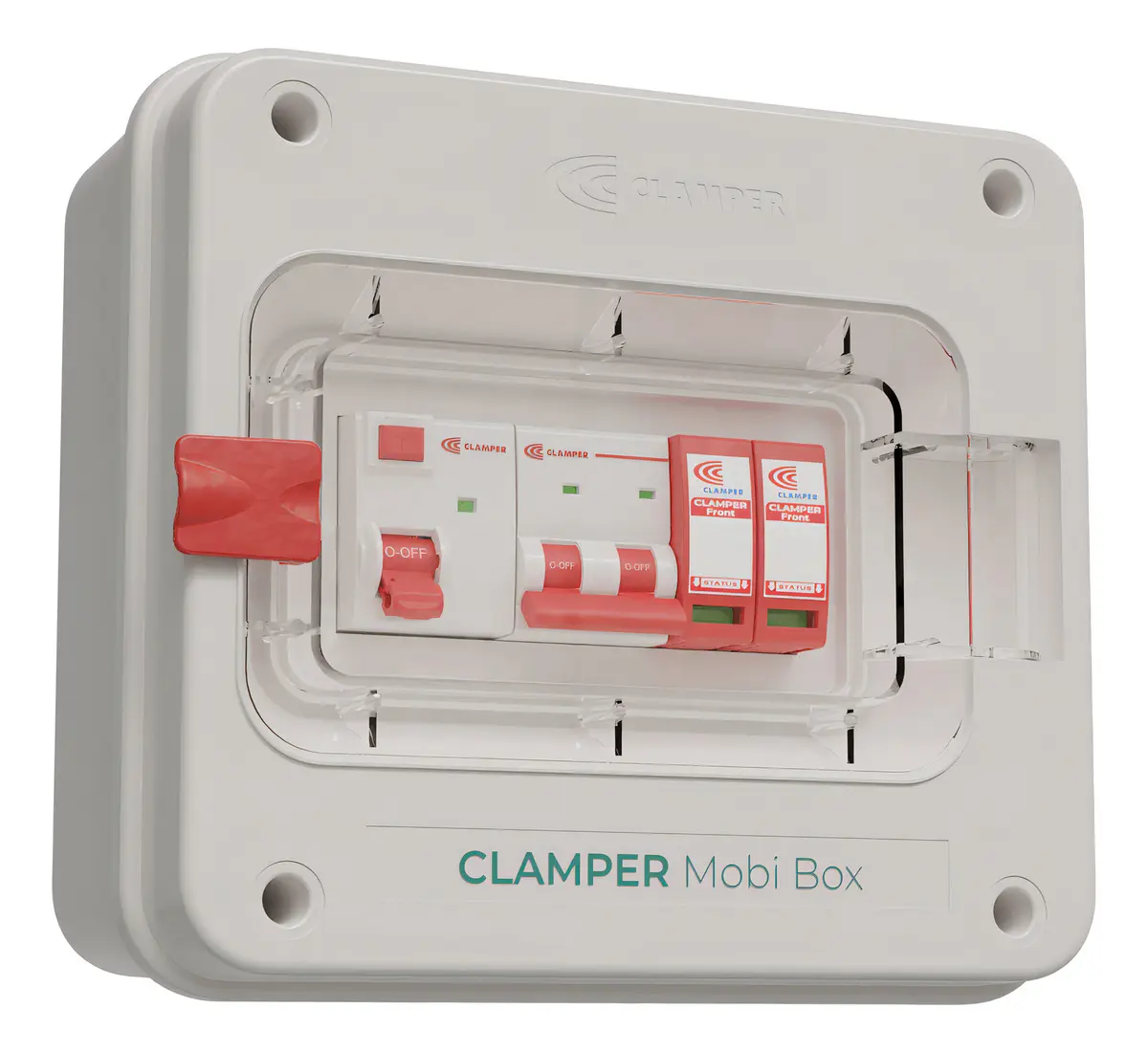 Quadro de proteção para carregadores veiculares 220V Clamper