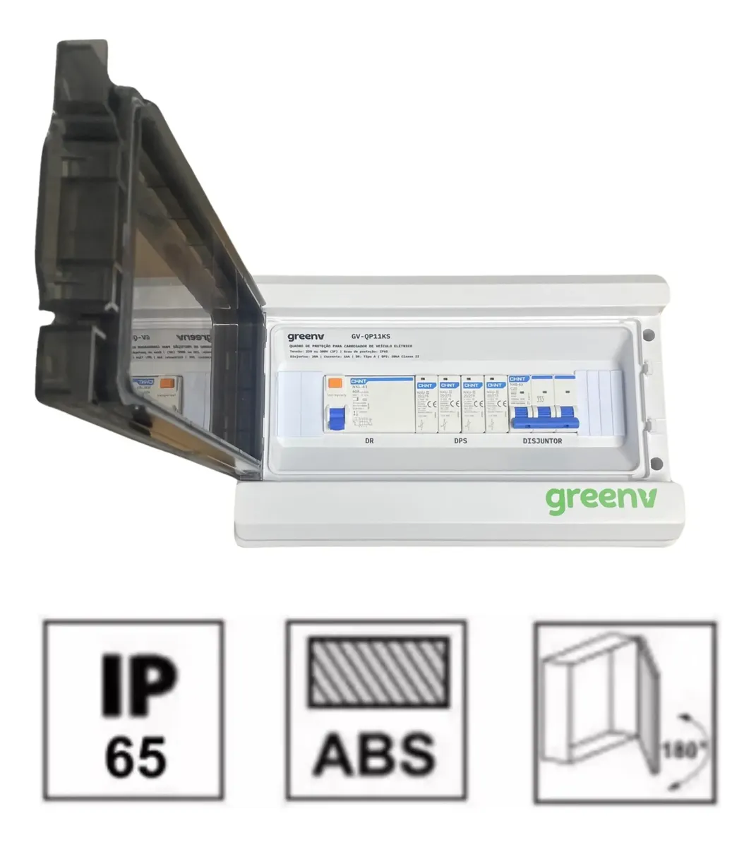 Quadro Proteção Para Wallbox E Ve 380v 11 kW Greenv